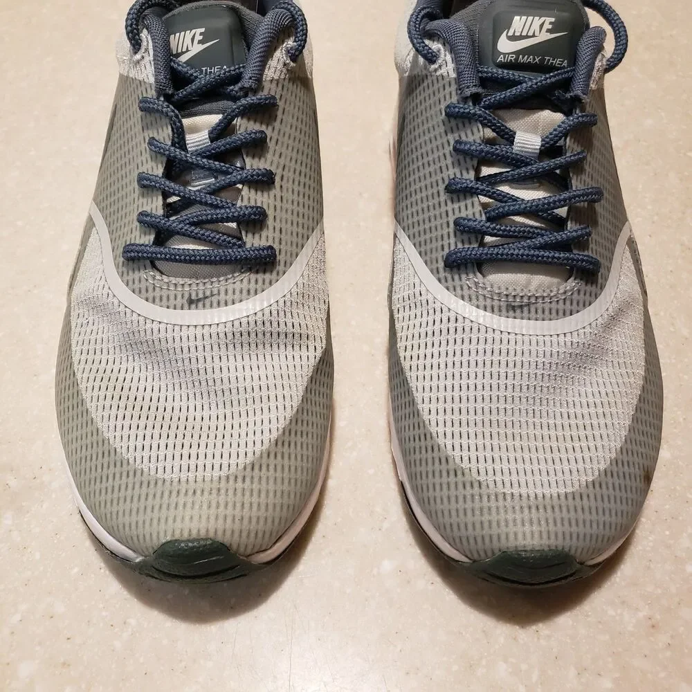 Nike WOMEN'S Sz 7.5 Shoe Blue Gray White Air Max Thea